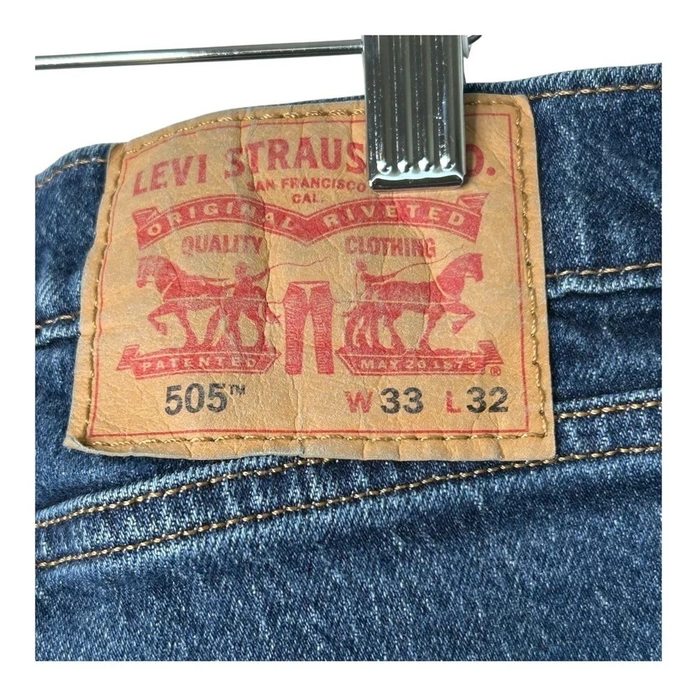 Levi Straus 505 Jeans | W33 L32 |‎ 99% Cotton